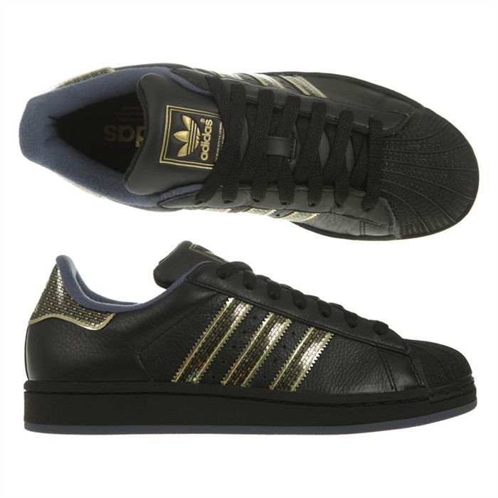 adidas superstar 2 noir or